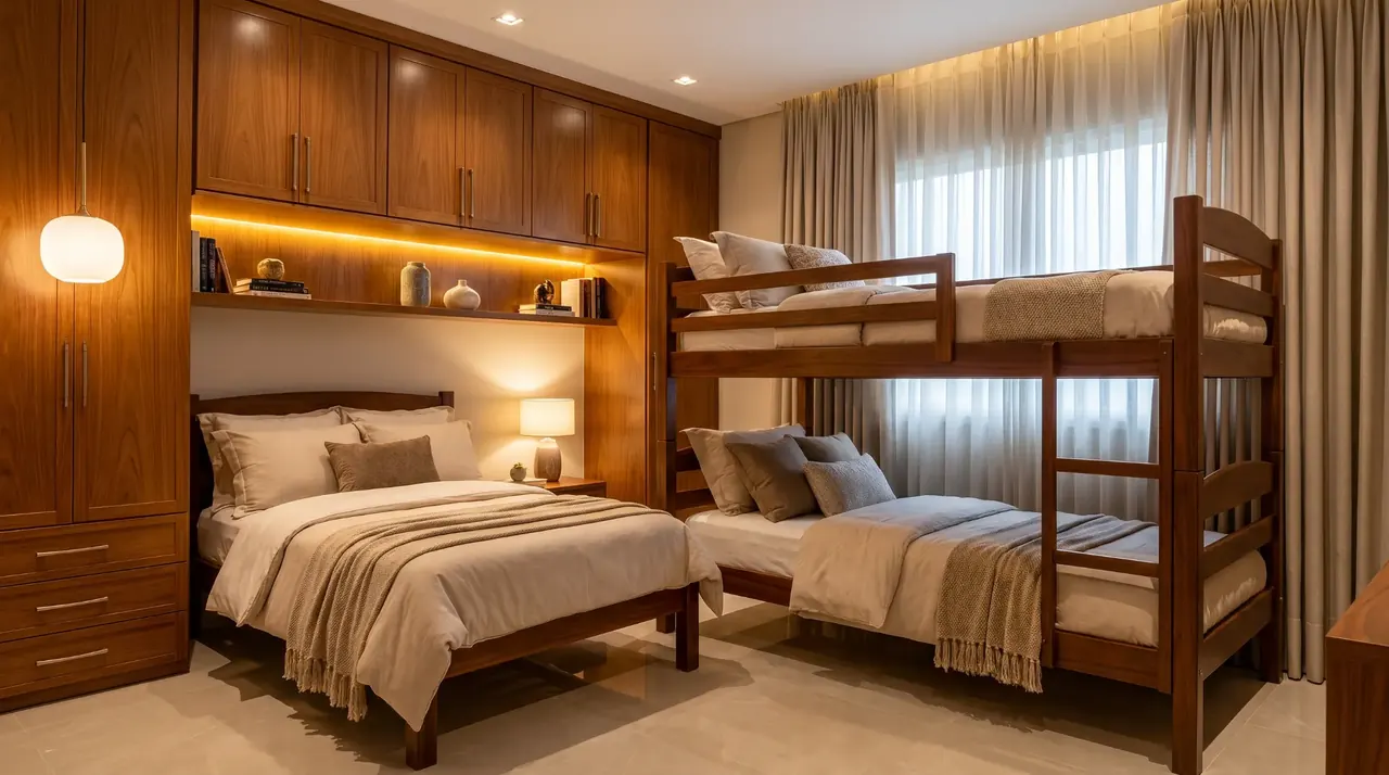 Quarto confortável da Unidade Rio Preto